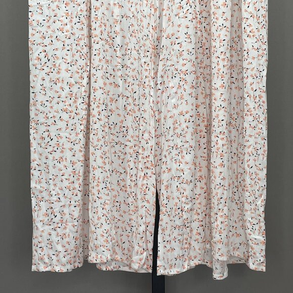 NEW Kendall & Kylie Pants Womens Medium pink floral wide leg cottage - Picture 3 of 10